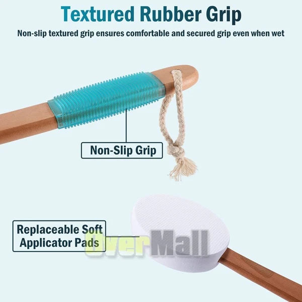 Long Handle Lotion Applicator For Back Easy Reach Self Application of Cream Suns