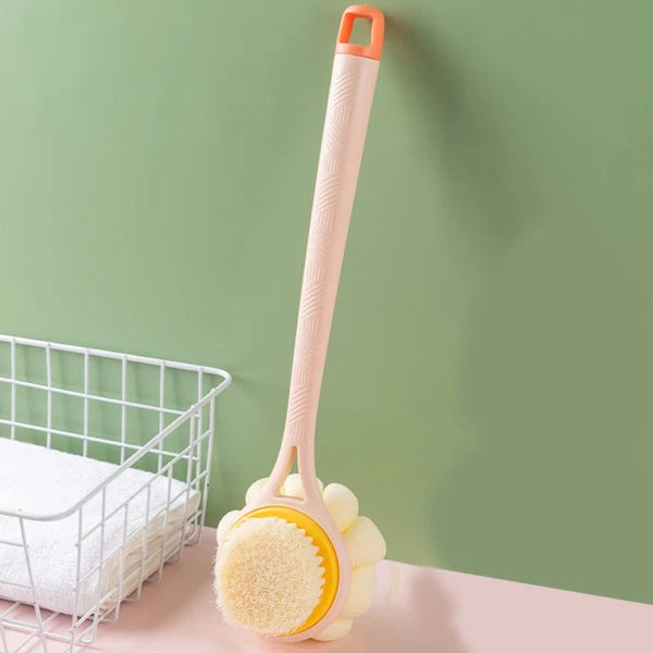 Bath Brush Exfoliating Back Scrubber with Handles Body Exfoliator