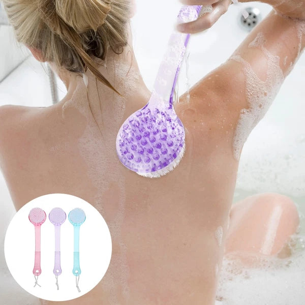 3 Pcs Bath Brush Multi-functional Exfoliating Bathroom Scrubbing