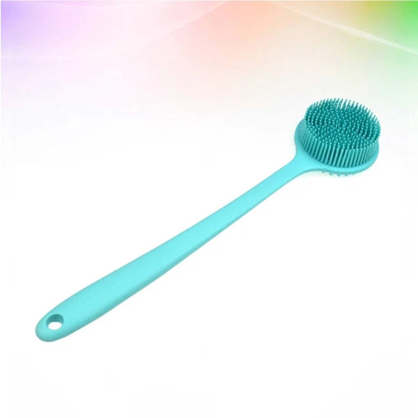 Silicone Bath Brush Back Exfoliator for Shower Exfoliating Scrub Long Handle