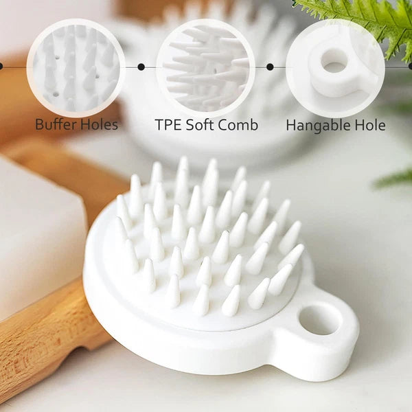 2 Pack Shower Brush for Back 14in Body Brush Long Handle Back Scrubber Soft B...