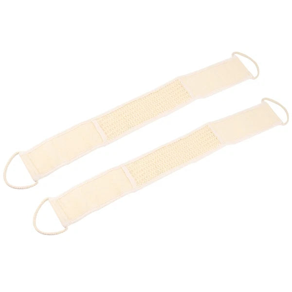 2Pcs Bath Body Brush Back Scrubber Strap Body Washer Shower Back Exfoliator