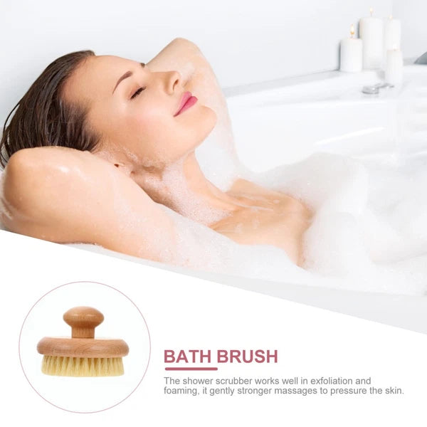 Bath Scrubber Back Exfoliator for Shower Dry Body Brushes Bathing