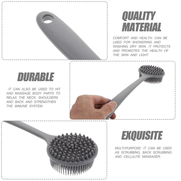 Bath Brush Silicone Exfoliator Man Elderly Body Scrubber Brushes Shower