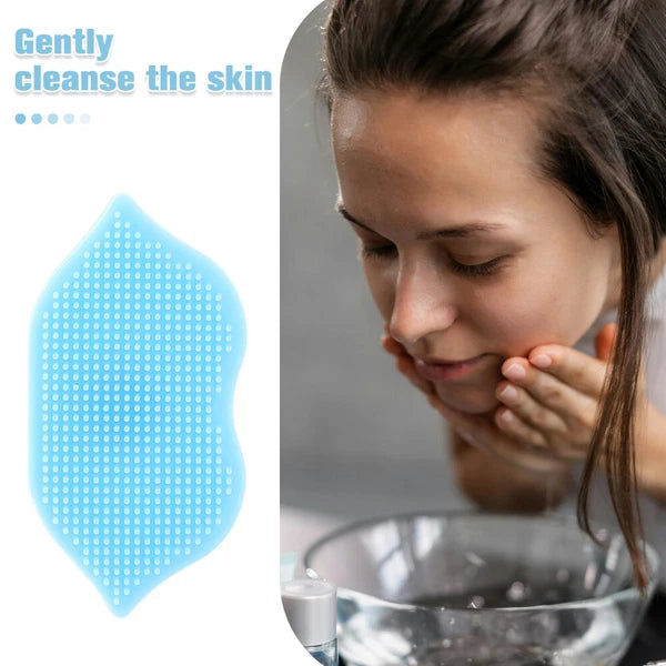 3 Pcs Silicone Cleansing Brush Baby Face Exfoliator Scrubber Cleanser