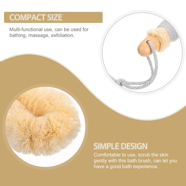Household Shower Body Brush Back Scrubber Bath Handle Brush for Skin