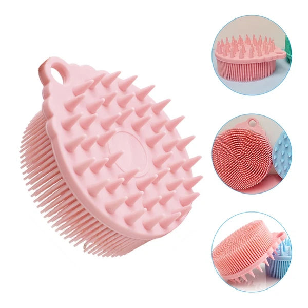 Bath Brush Baby Brushes Silicone Body Shower Cleaning Hair Scrubber