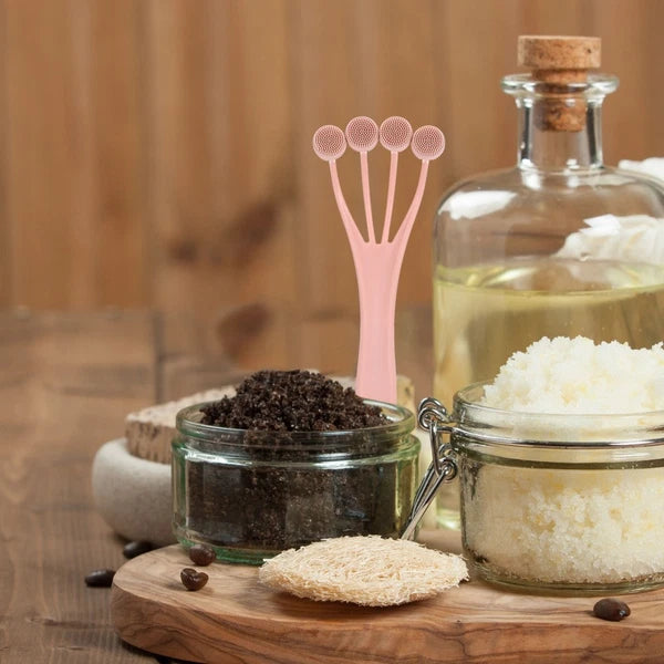 2 Pieces Exfoliating Bath Brush Shower Tool Back Scrubber for Body