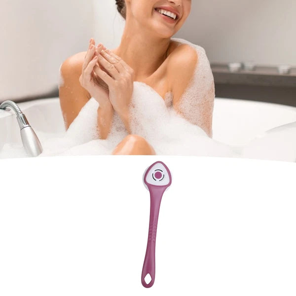 Electric Body Brush Multifunctional Long Handle Shower Brush Water Resistant