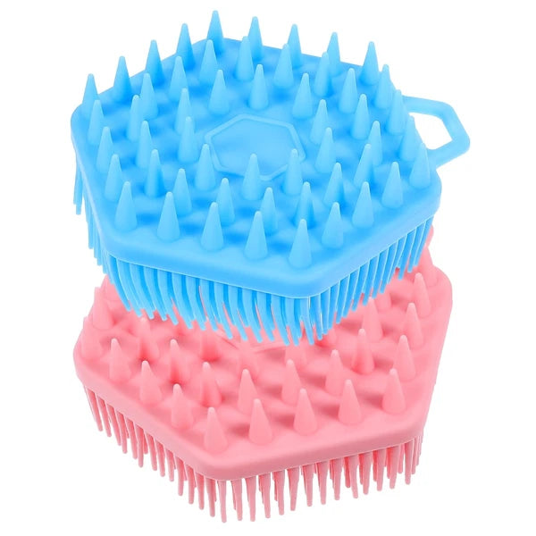 2 Pcs Bath Massage Brush Man Shower Exfoliator Exfoliating Scrubber