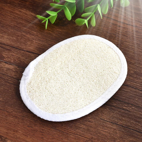1/2/5X Biodegradable Shower Brushes Natural Loofah Exfoliating Sponge for Bath/