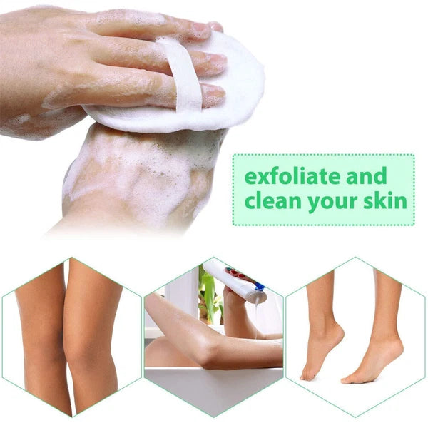 1/2/5X Biodegradable Shower Brushes Natural Loofah Exfoliating Sponge for Bath/