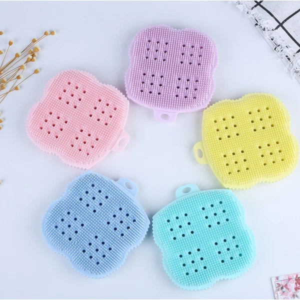 Baby Shower Cleaner Brush Body Brushes Silicone Bath Back Scrubber