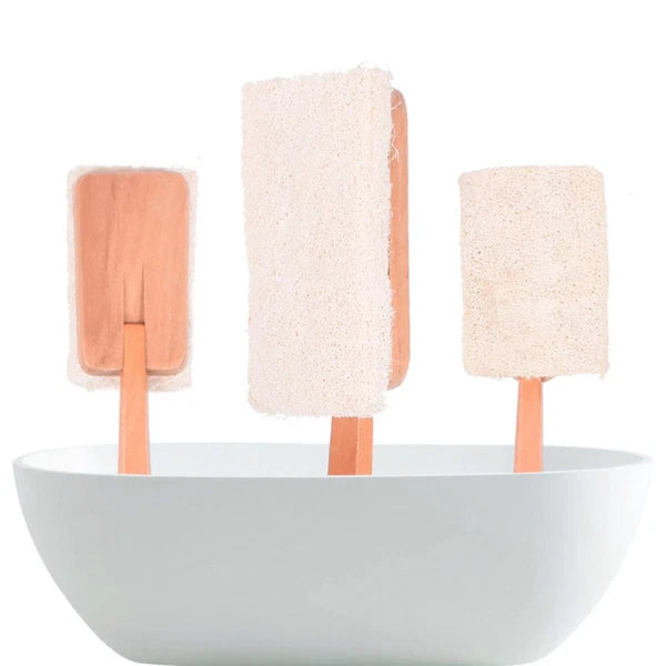 Loofah Bath Brush Body Shower Scrubber Exfoliating for Bathing Back