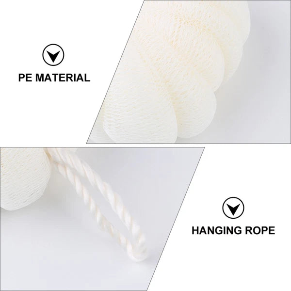 2 Pcs Petal Bath Ball Sponge Balls Shower Body Scrubber Baby Loofah Pad Pouf