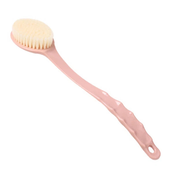 Skin Body Brush Back Scrubber Shower Bathing Cellulite Exfoliating Long HandleKF