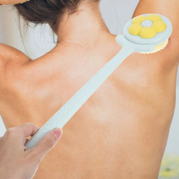 Flower Bath Brush Body Bathing Tool Back Scrubber for Shower Exfoliating