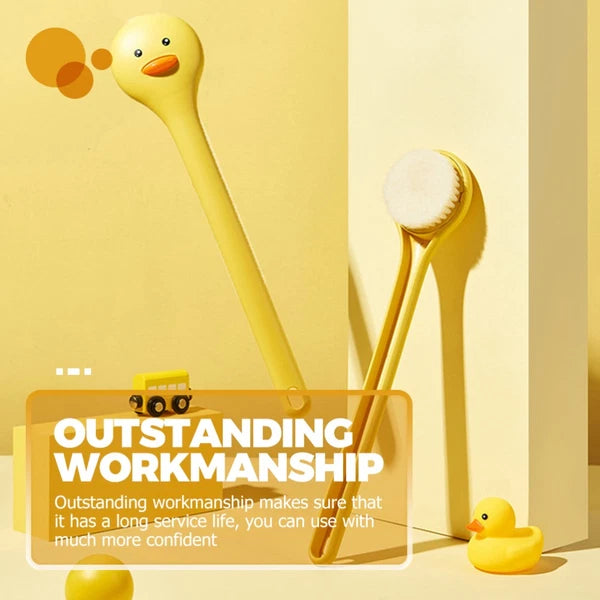 2 PCS Bath Brush Body Shower Scrubber Long Handle Wall-mounted Intelligent