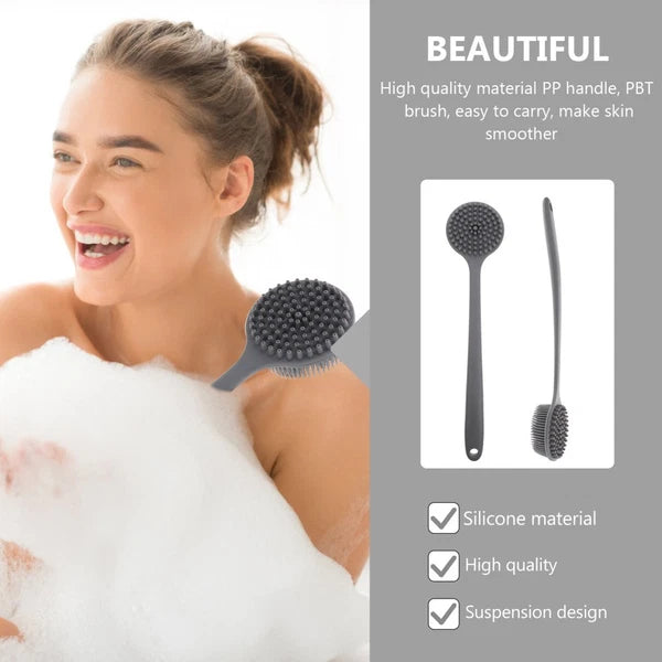 Bath Brush Silicone Exfoliator Man Elderly Body Scrubber Brushes Shower
