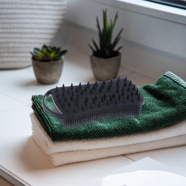 Bath Silicone Scrubber Body Exfoliating Shower Brushes