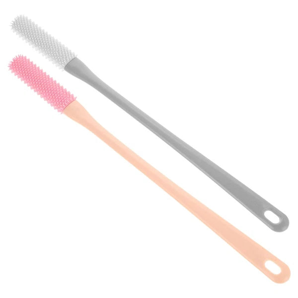 2Pcs Multi-functional Handle Toe Scrubber Brush for Shower Foot Cleaning