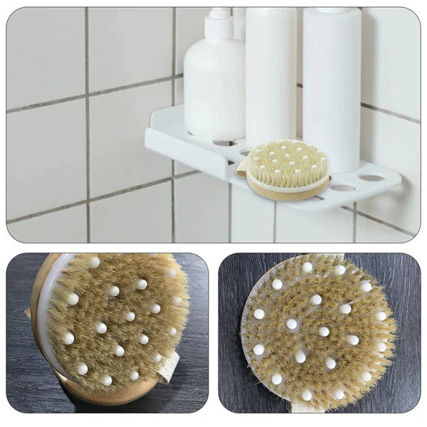 Bath Brush Back Exfoliator Body Scrubber Bathing Tool Unisex Dry