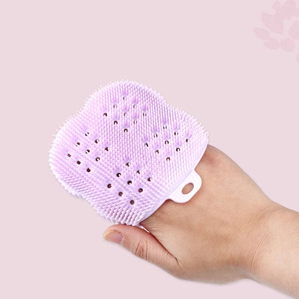 2pcs Shower Brush Practical Massage Brush Creative Bathing Scrubber Body