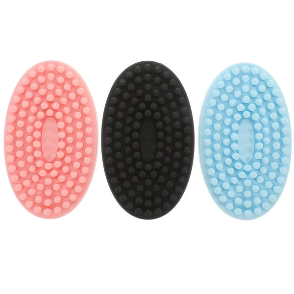 3 Pcs Shampoo Bath Brush Child Handheld Shower Scrubber for Body