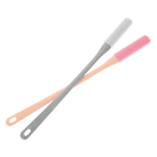 2Pcs Multi-functional Handle Toe Scrubber Brush for Shower Foot Cleaning