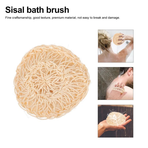 2 Pcs Sisal Bath Brush Mother Shower Puff Body Scrub Women Balls