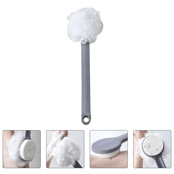 Long Handle Bath Brush Body Exfoliator Scrubber Handled Shower for