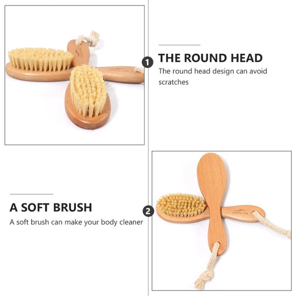 1Pc Exfoliating Shower Brush Massage Brush Practical Bathing
