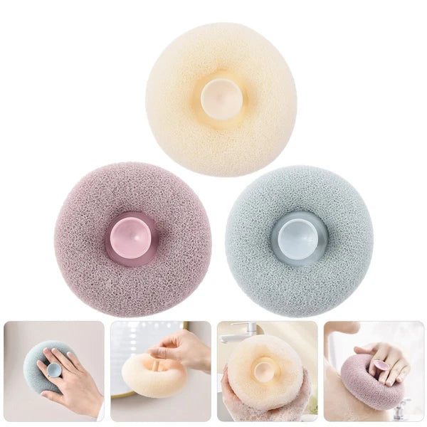 3 Pcs Bath Ball Body Exfoliator Brush Exfoliating Shower Brushes