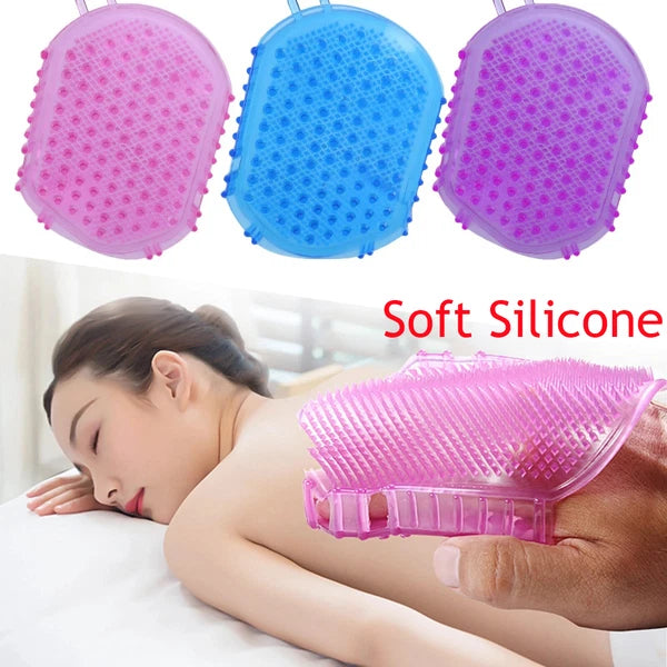 Massage Brush Bath Anti Cellulite Body Massager Silicon Brush Glove Scrub Shower