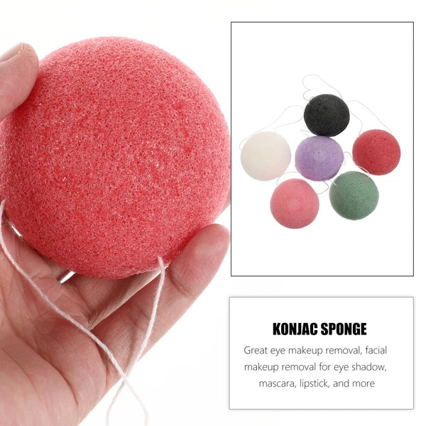 6pcs Sponges Exfoliating Face Sponges Face Sponges Cleaning