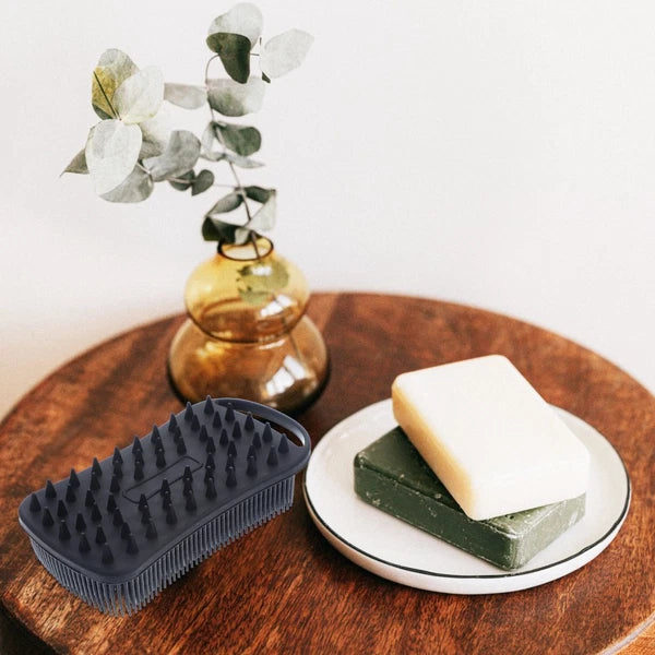 Bath Silicone Scrubber Body Exfoliating Shower Brushes