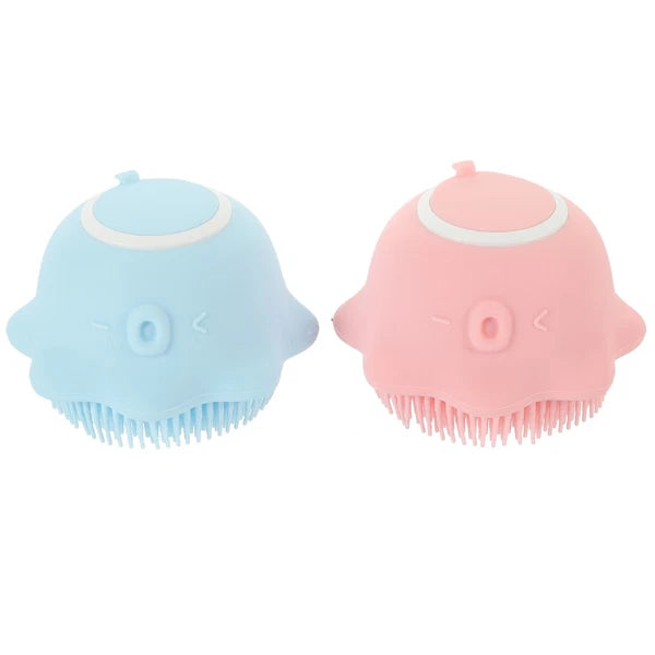 2 Pcs Bath Brush Multi-functional Exfoliating Baby Child Scrubber
