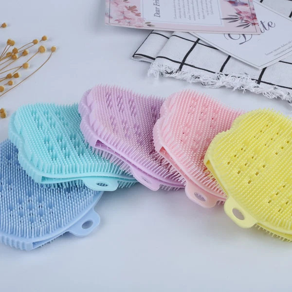 Baby Shower Cleaner Brush Body Brushes Silicone Bath Back Scrubber