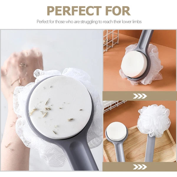 Set of 2 Bath Ball Brush Child Body Shower Scrubber Exfoliator Back for